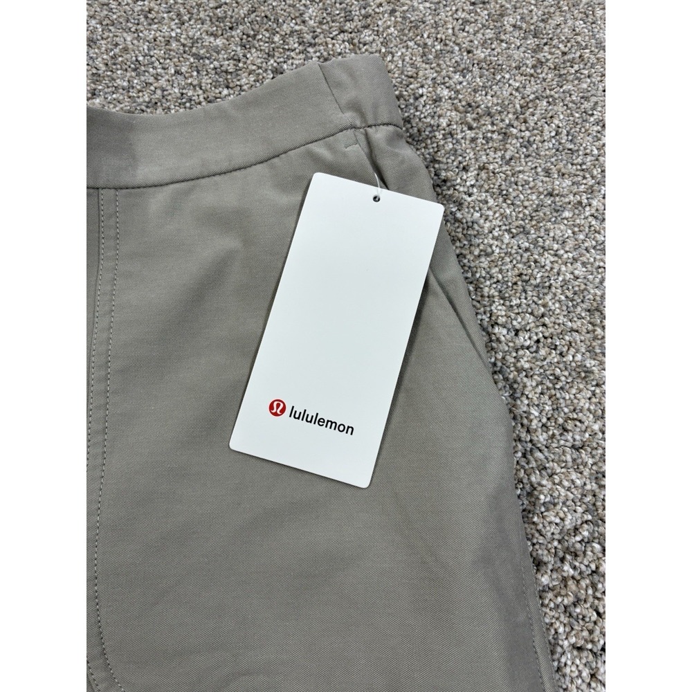 Lululemon 33 Light Utilitech Full Length Cargo HR Pants Riverstone Khaki #0418